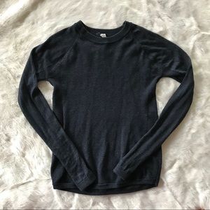 LuluLemon Navy Workout Sweater